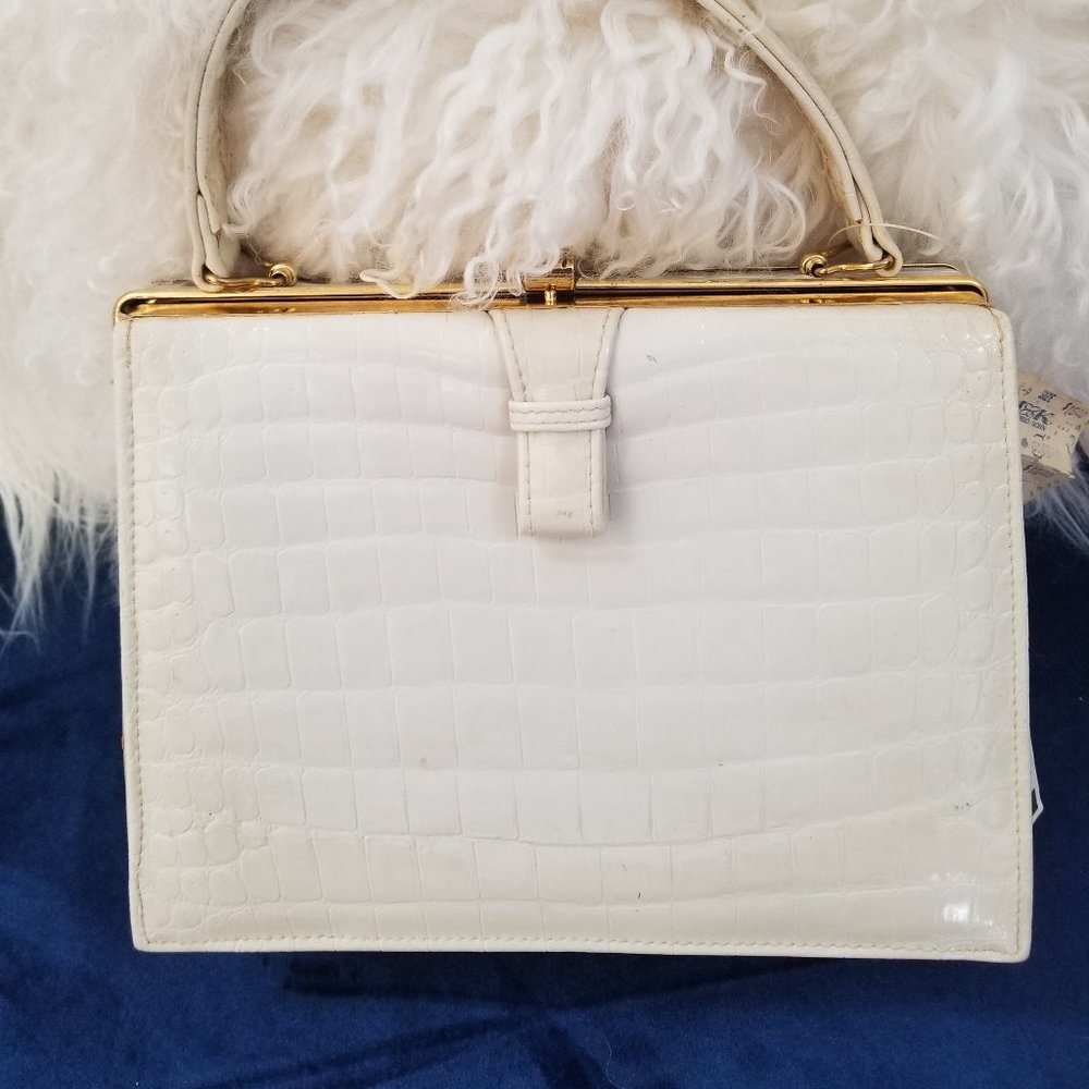 Lady London Crocodex Vintage Purse